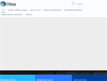 Tablet Screenshot of consorciocaza.com.mx